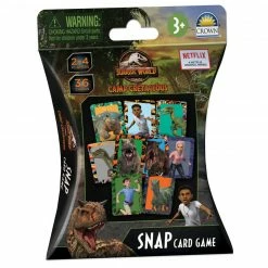 Toy Networx Isolation Boredom Busters - Puzzles And Games Jurassic World - Camp Cretaceous Snap Cards