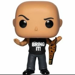 Funko WWE - The Rock With Championship Belt Metallic US Exclusive Pop! Vinyl [RS] Funko Pop! Vinyl Commons Collection