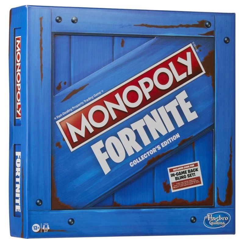 Hasbro Gaming Isolation Boredom Busters - Puzzles And Games Monopoly: Fortnite - Collector's Edition