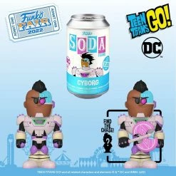 Ikon Collectables Funko Fair 2022 [Pre-Order] Teen Titans Go! - Cyborg (with Chase) Vinyl Soda