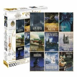 Aquarius Harry Potter: Travel Posters - 1,000 Piece Jigsaw Puzzle Isolation Boredom Busters - Puzzles And Games