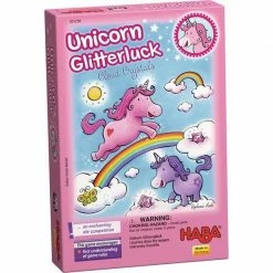 Haba Isolation Boredom Busters - Puzzles And Games Unicorn Glitterluck – Cloud Crystals Board Game
