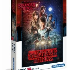 Clementoni Isolation Boredom Busters - Puzzles And Games Netflix Stranger Things: Season One 1,000 Piece Jigsaw Puzzle