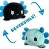 Tee Turtle Teeturtle Reversible Plush: Axolotl - Blue/Black