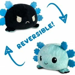 Tee Turtle Teeturtle Reversible Plush: Axolotl - Blue/Black