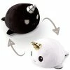 Tee Turtle Teeturtle Reversible Plush: Narwhal - White/Black TeeTurtle Reversible Plushies