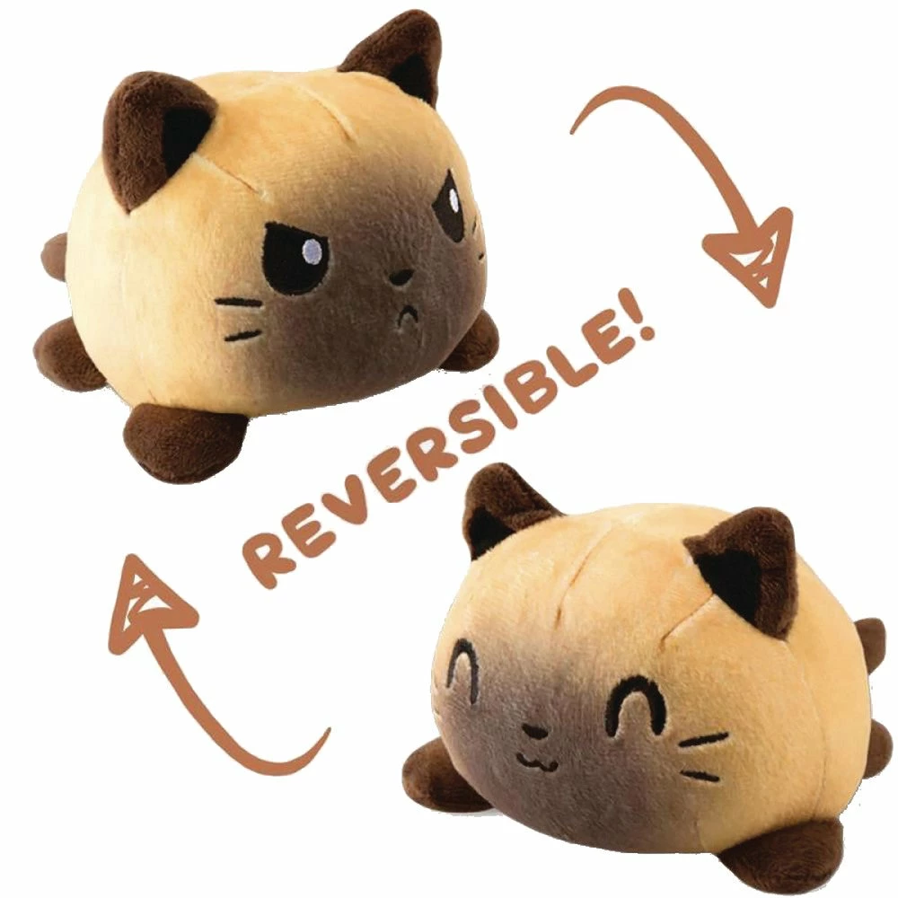 Tee Turtle Teeturtle Reversible Plush: Cat - Siamese