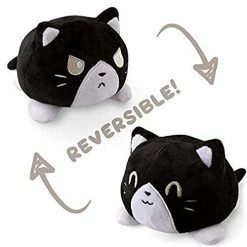 Tee Turtle Teeturtle Reversible Plush: Cat - Tuxedo