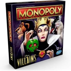 Let's Play Games Isolation Boredom Busters - Puzzles And Games Monopoly: Disney Villains