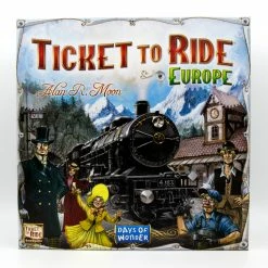 VR Distribution Ticket To Ride Europe Edition Isolation Boredom Busters - Puzzles And Games