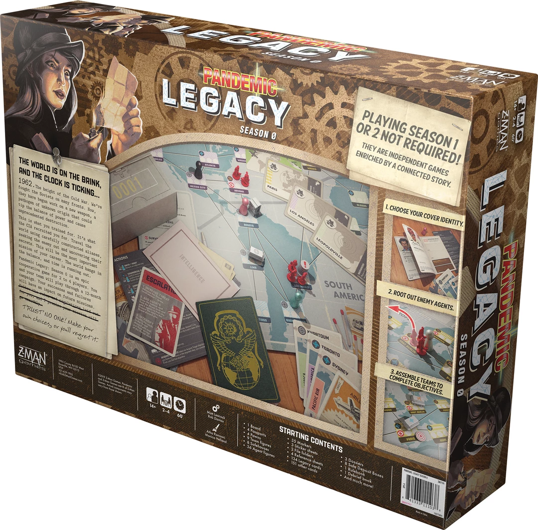 Z-Man Games Pandemic: Legacy Season 0