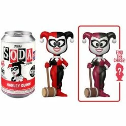 Ikon Collectables Batman - Harley Quinn Vinyl Soda Funkon 2021 Shared Exclusive FUNKO 2021 SUMMER CONVENTION - Funkon