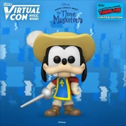 Funko FUNKO 2021 FALL CONVENTION - NYCC Disney: Mickey Mouse - Goofy Musketeer 2021 NYCC Shared Exclusive Pop! Vinyl