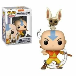 Funko [Pre-Order] Avatar: The Last Airbender - Aang With Momo Pop! Vinyl