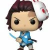 Ikon Collectables Demon Slayer - Tanjiro With Mask US Exclusive Pop! Vinyl [RS] Funko Pop! Vinyl Commons Collection