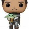 Funko Star Wars: The Mandalorian - Mandalorian With Grogu Pop! Vinyl