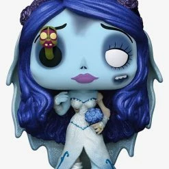 Funko Corpse Bride - Emily With Worm US Exclusive Diamond Glitter Pop! Vinyl [RS] Funko Pop! Vinyl Commons Collection