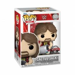 Ikon Collectables [Pre-Order] WWE - Cactus Jack W/Trash Can US Exclusive Pop! Vinyl With Pin [RS]