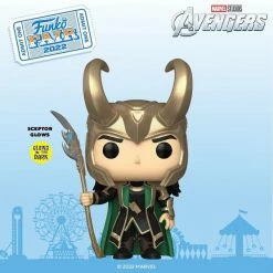 Ikon Collectables Funko Fair 2022 [Pre-Order] Avengers Movie - Loki With Scepter US Exclusive Pop! Vinyl [RS]