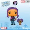 Ikon Collectables [Pre-Order] Hawkeye - Kate Bishop & Lucky Black Light US Exclusive Pop! Vinyl [RS] Funko Fair 2022
