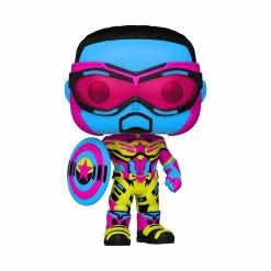 Ikon Collectables Falcon Winter Soldier - Captain America Black Light US Exclusive Pop! Vinyl [RS]