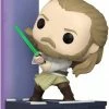 Ikon Collectables Funko Fair 2022 [Pre-Order] Star Wars - Duel Of The Fates: Qui-Gon Jin US Exclusive Pop! Deluxe [RS]