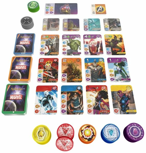 Let's Play Games Splendor: Marvel Edition Isolation Boredom Busters - Puzzles And Games