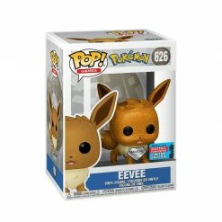 Funko Pokemon - Eevee (Diamond) 2021 NYCC Shared Exclusive Pop! Vinyl FUNKO 2021 FALL CONVENTION - NYCC
