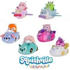 KellyToy SQUISHVILLE- Mini Squishmallow In Vehicle Assortment SQUISHMALLOWS