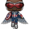 Funko Funko Pop! Vinyl Commons Collection [Pre-Order] The Falcon And The Winter Soldier - Captain America Flying US Exclusive Pop! Vinyl [RS]