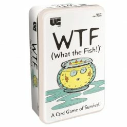 Let's Play Games Isolation Boredom Busters - Puzzles And Games WTF (What The Fish!) Tin